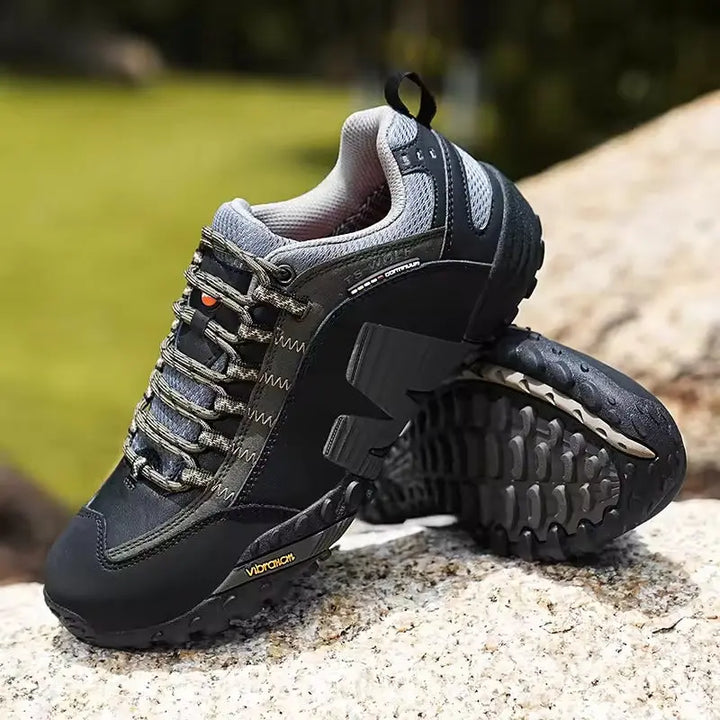 MunaWear - Shoes - TrailFloat – Waterproof Genuine Leather Hiking Boots for Men and Women, Durable & Comfortable Outdoor Footwear - 