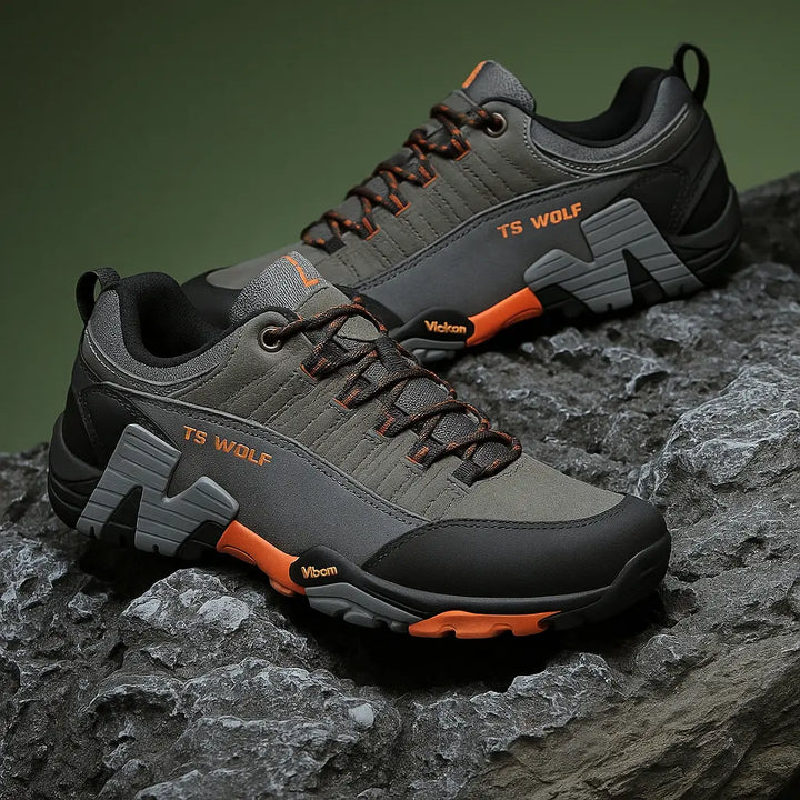 MunaWear - Shoes - TrailFloat – Waterproof Genuine Leather Hiking Boots for Men and Women, Durable & Comfortable Outdoor Footwear - 