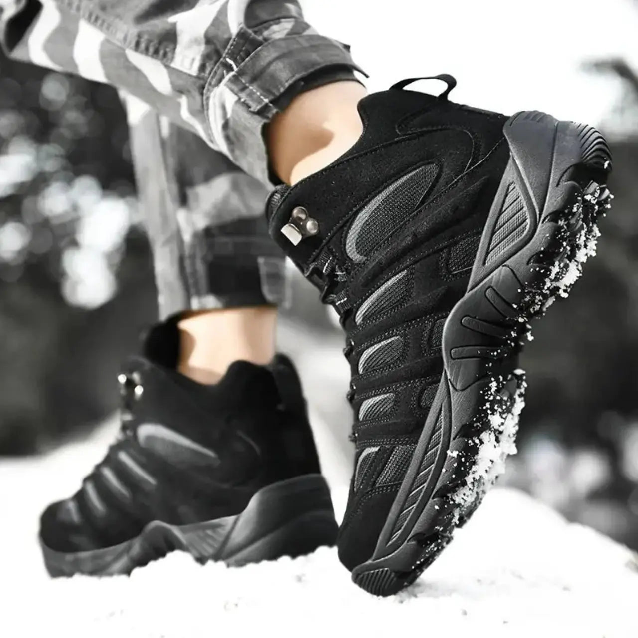 MunaWear - Shoes - Triva – High-Quality Leather Ankle Boots for Outdoor Activities for Men and Women - 