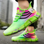 MunaWear - Shoes - Zeke – Breathable Colorful Running Shoes for Men and Women with Non-Slip Design and Flexible Fit - 