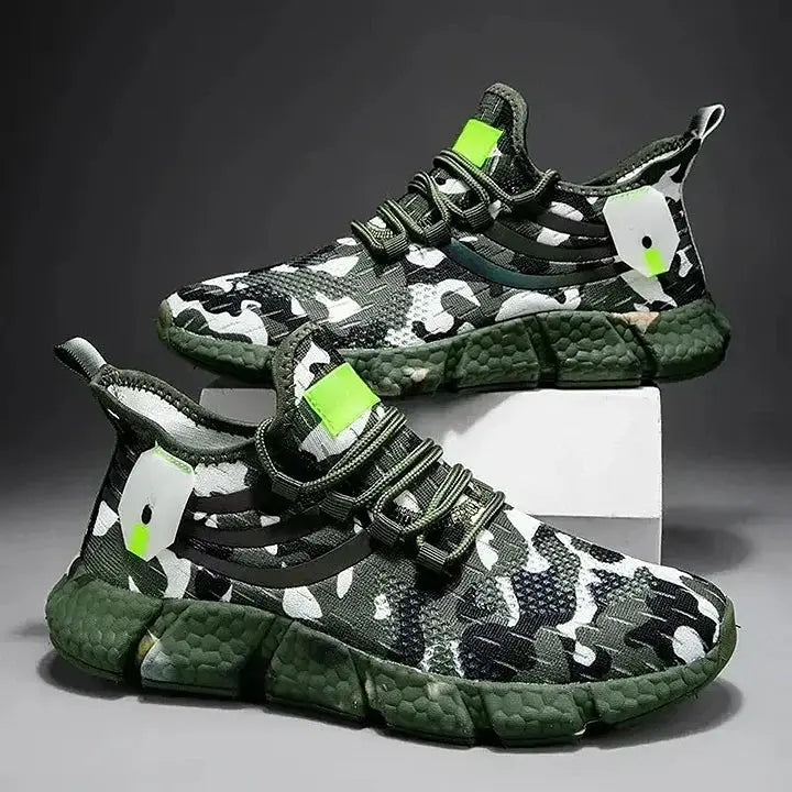 MunaWear - Shoes - Zeke – Breathable Colorful Running Shoes for Men and Women with Non-Slip Design and Flexible Fit - 