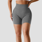 Ava - High Waist Seamless Shorts for Yoga & Fitness Enthusiasts