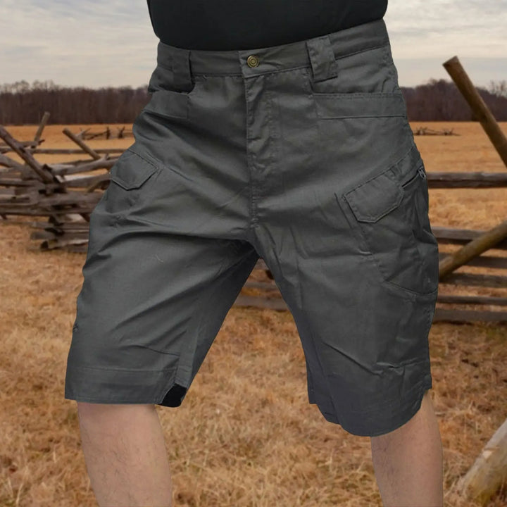 Drake – Waterproof Camo Cargo Shorts for Men, Quick-Dry Tactical Design