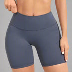 MunaWear  Shorts  Jade - Stylish High-Waisted Active Shorts For Dynamic Women