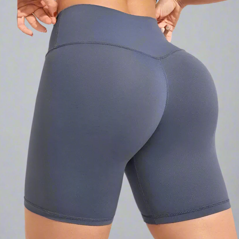 MunaWear  Shorts  Jade - Stylish High-Waisted Active Shorts For Dynamic Women