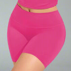 MunaWear  Shorts  Jade - Stylish High-Waisted Active Shorts For Dynamic Women