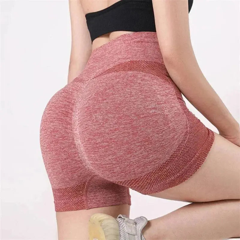 MunaWear  Shorts  Miraela - Chic High-Waisted Yoga Shorts For Supreme Comfort And Flexibility