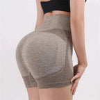 MunaWear  Shorts  Miraela - Chic High-Waisted Yoga Shorts For Supreme Comfort And Flexibility
