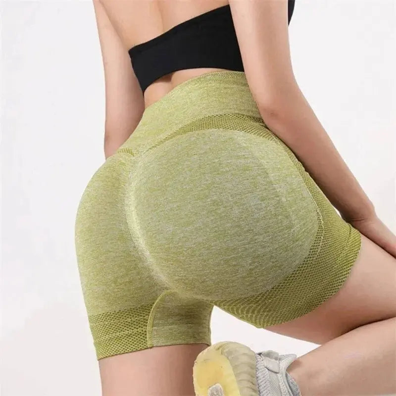 MunaWear  Shorts  Miraela - Chic High-Waisted Yoga Shorts For Supreme Comfort And Flexibility