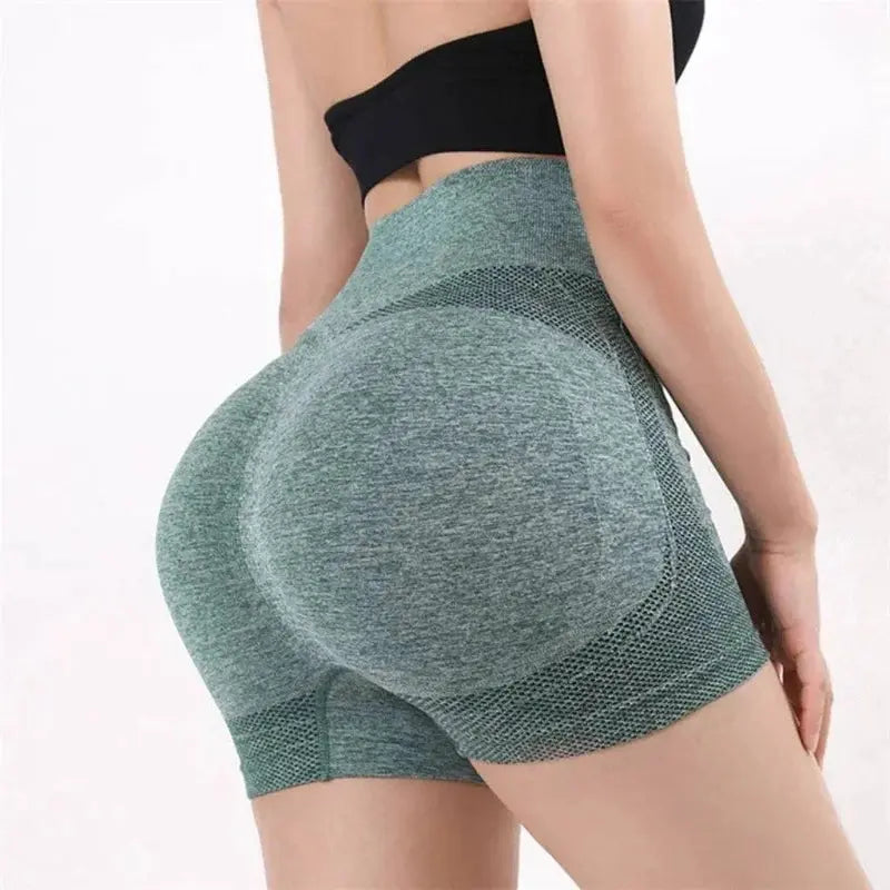 MunaWear  Shorts  Miraela - Chic High-Waisted Yoga Shorts For Supreme Comfort And Flexibility
