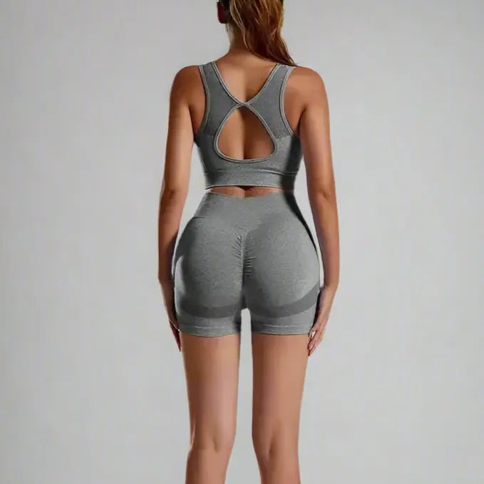 MunaWear - Shorts - Nova - High-Waist Tummy Control Sports Sets With Butt-Lifting Design - 