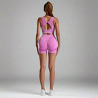 MunaWear  Shorts  Nova - High-Waist Tummy Control Sports Shorts With Butt-Lifting Design