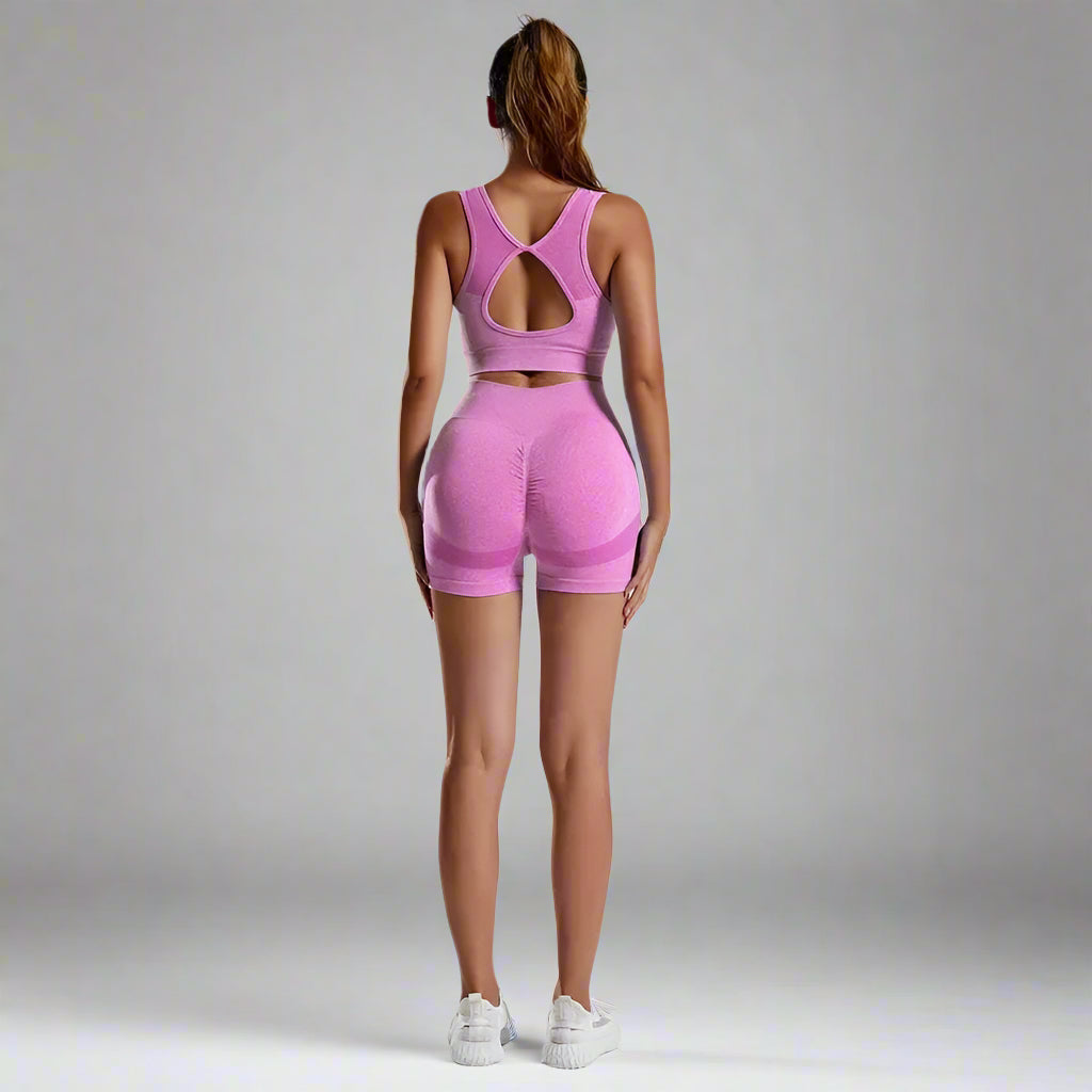 MunaWear  Shorts  Nova - High-Waist Tummy Control Sports Shorts With Butt-Lifting Design