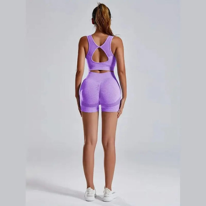 MunaWear  Shorts  Nova - High-Waist Tummy Control Sports Shorts With Butt-Lifting Design