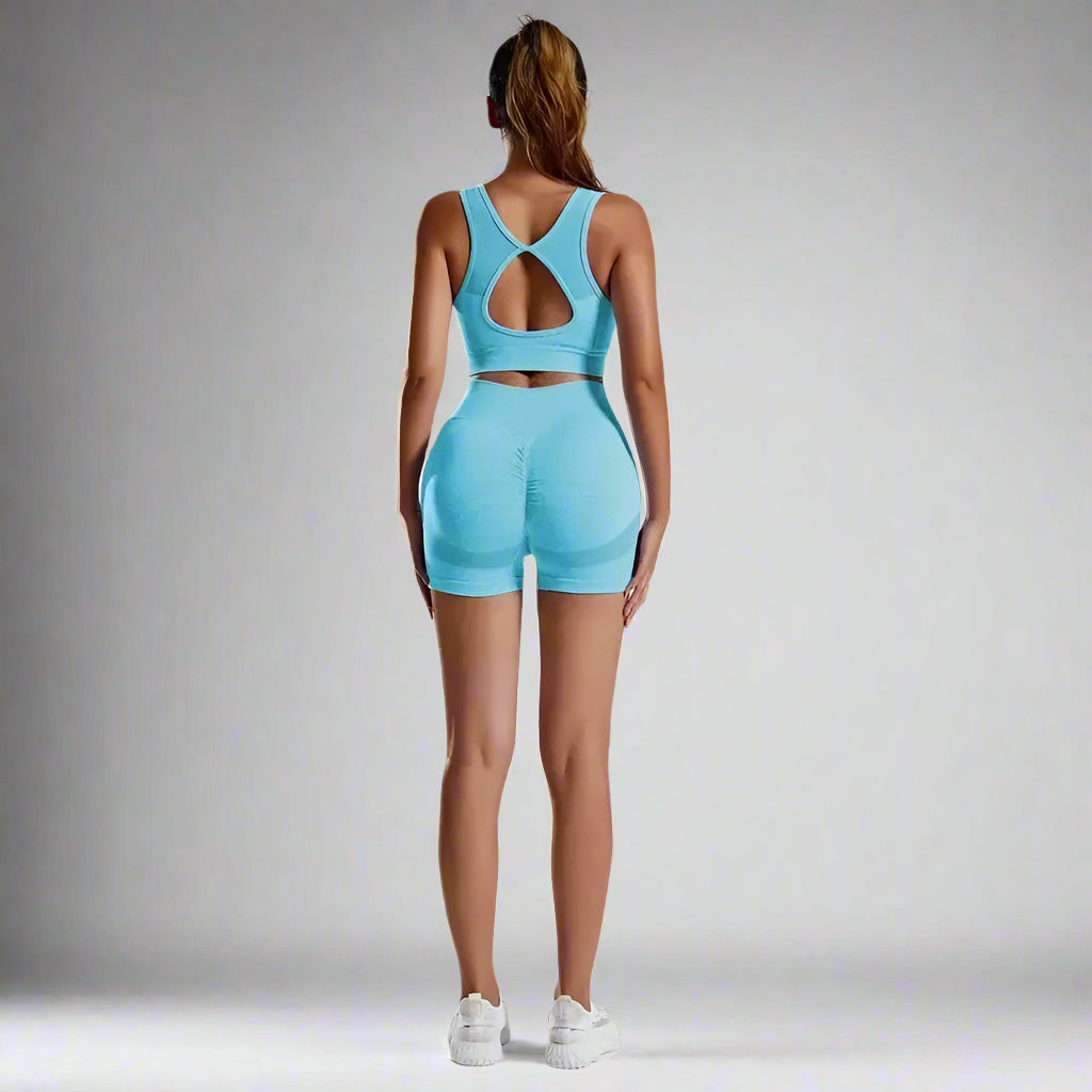 MunaWear  Shorts  Nova - High-Waist Tummy Control Sports Shorts With Butt-Lifting Design