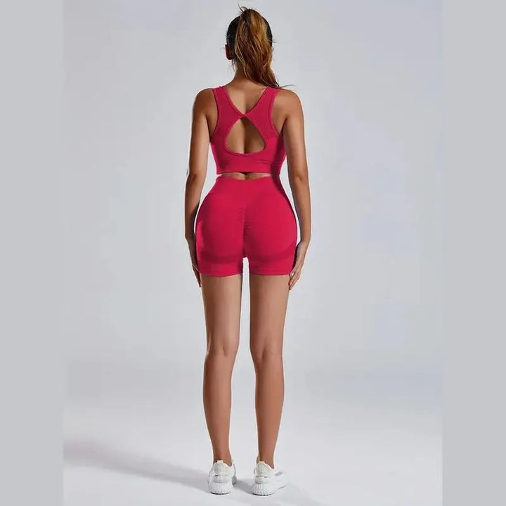 MunaWear  Shorts  Nova - High-Waist Tummy Control Sports Shorts With Butt-Lifting Design