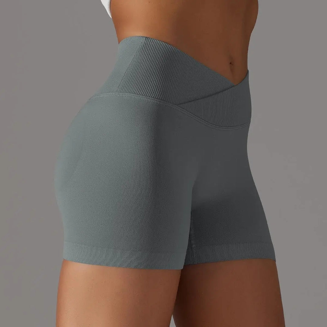 Kiana - Stylish Women's Cross-Waist Sport Shorts For All-Day Comfort