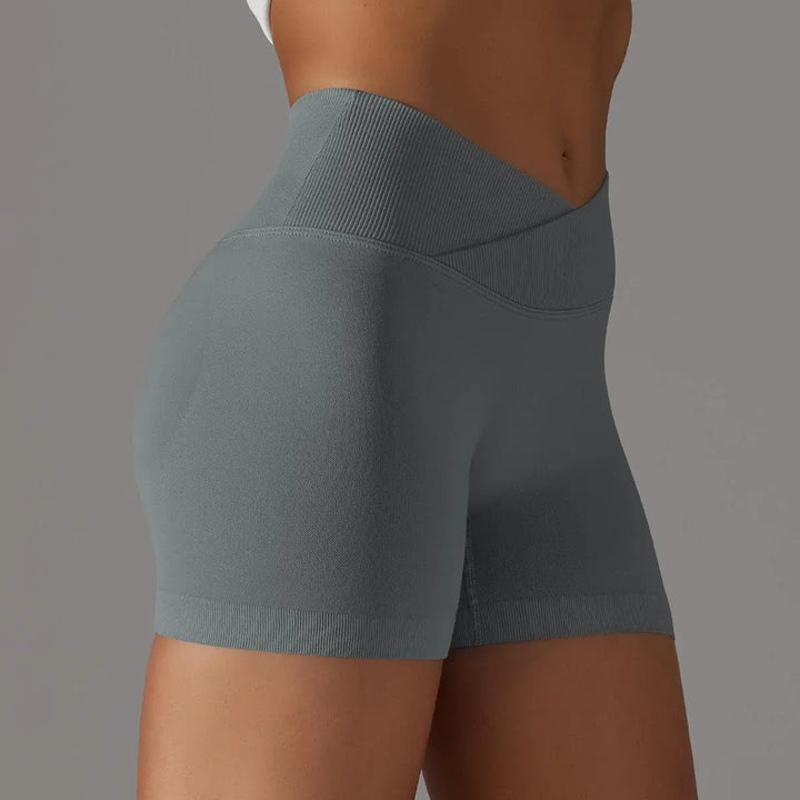 Kiana - Stylish Women's Cross-Waist Sport Shorts For All-Day Comfort