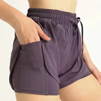 Zara - Vibrant Neon Spandex Fitness Shorts For Active Women