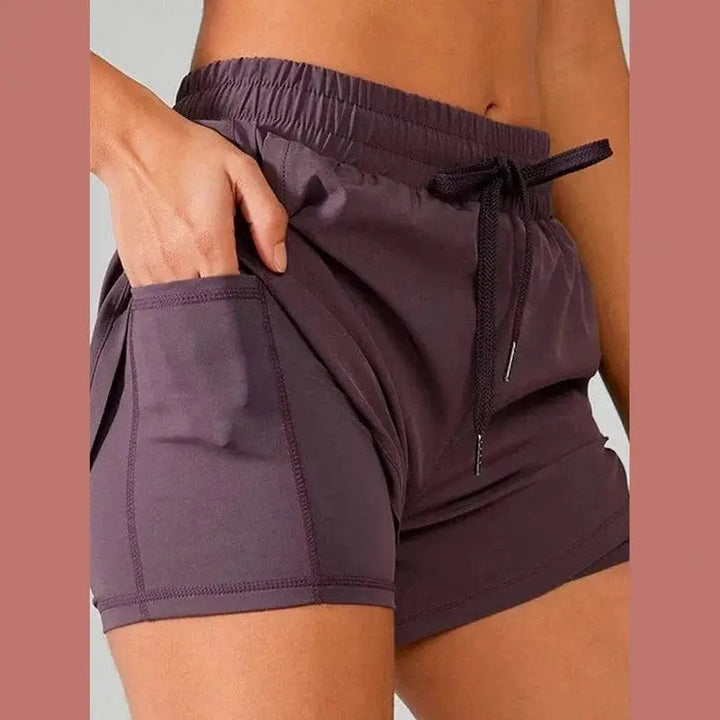 MunaWear  Shorts  Zara - Vibrant Neon Spandex Fitness Shorts For Active Women