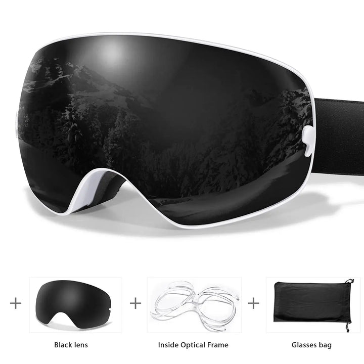 Caden – Premium Men's Ski Goggles With Anti-Fog Lens For Snow Adventures 14