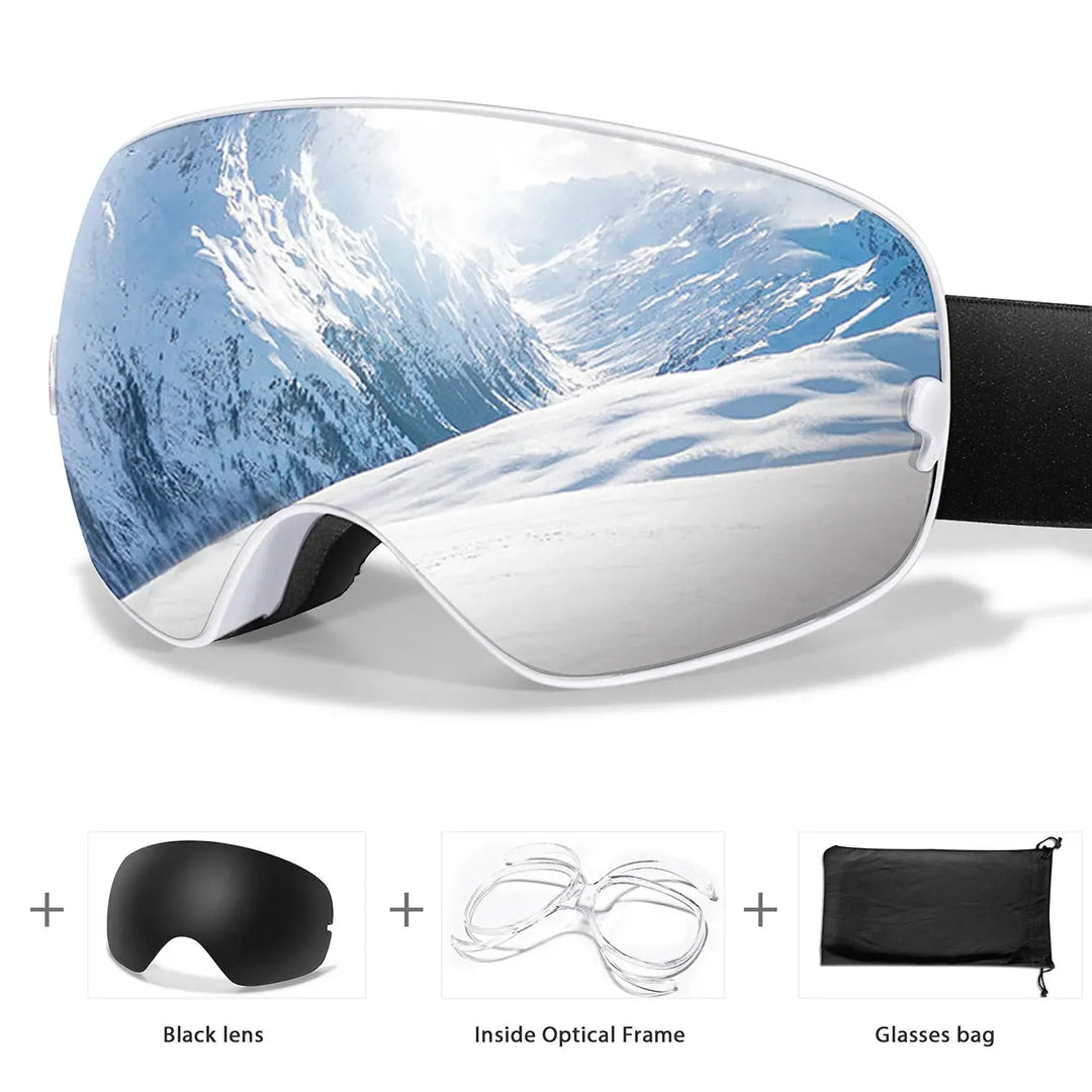 Caden – Premium Men's Ski Goggles With Anti-Fog Lens For Snow Adventures 16