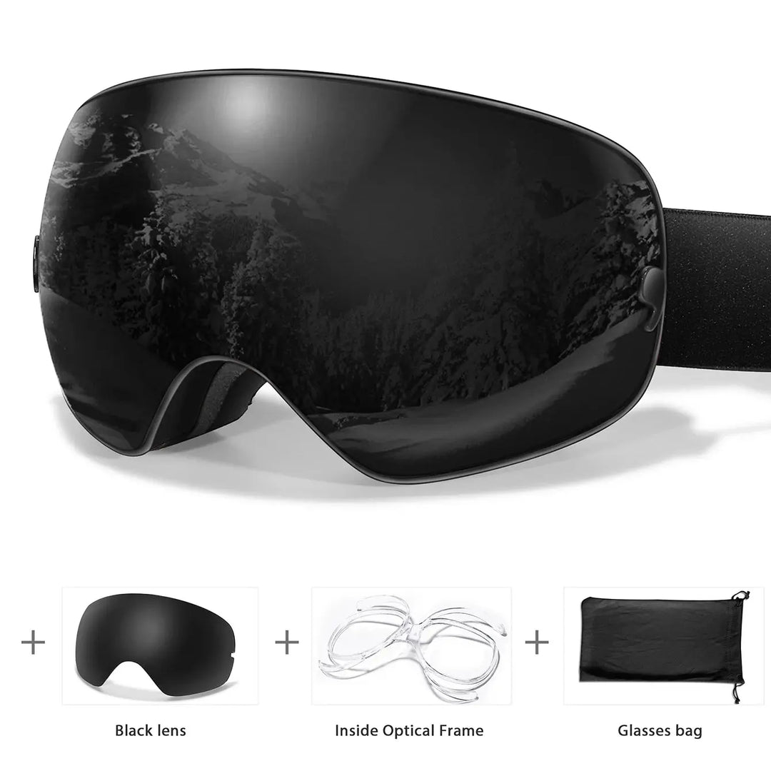 Caden – Premium Men's Ski Goggles With Anti-Fog Lens For Snow Adventures 18