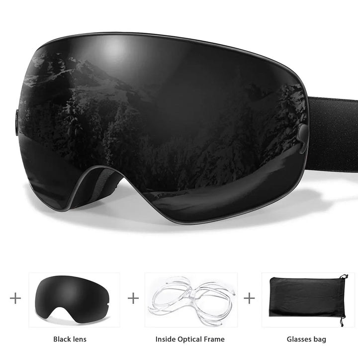 Caden – Premium Men's Ski Goggles With Anti-Fog Lens For Snow Adventures 18