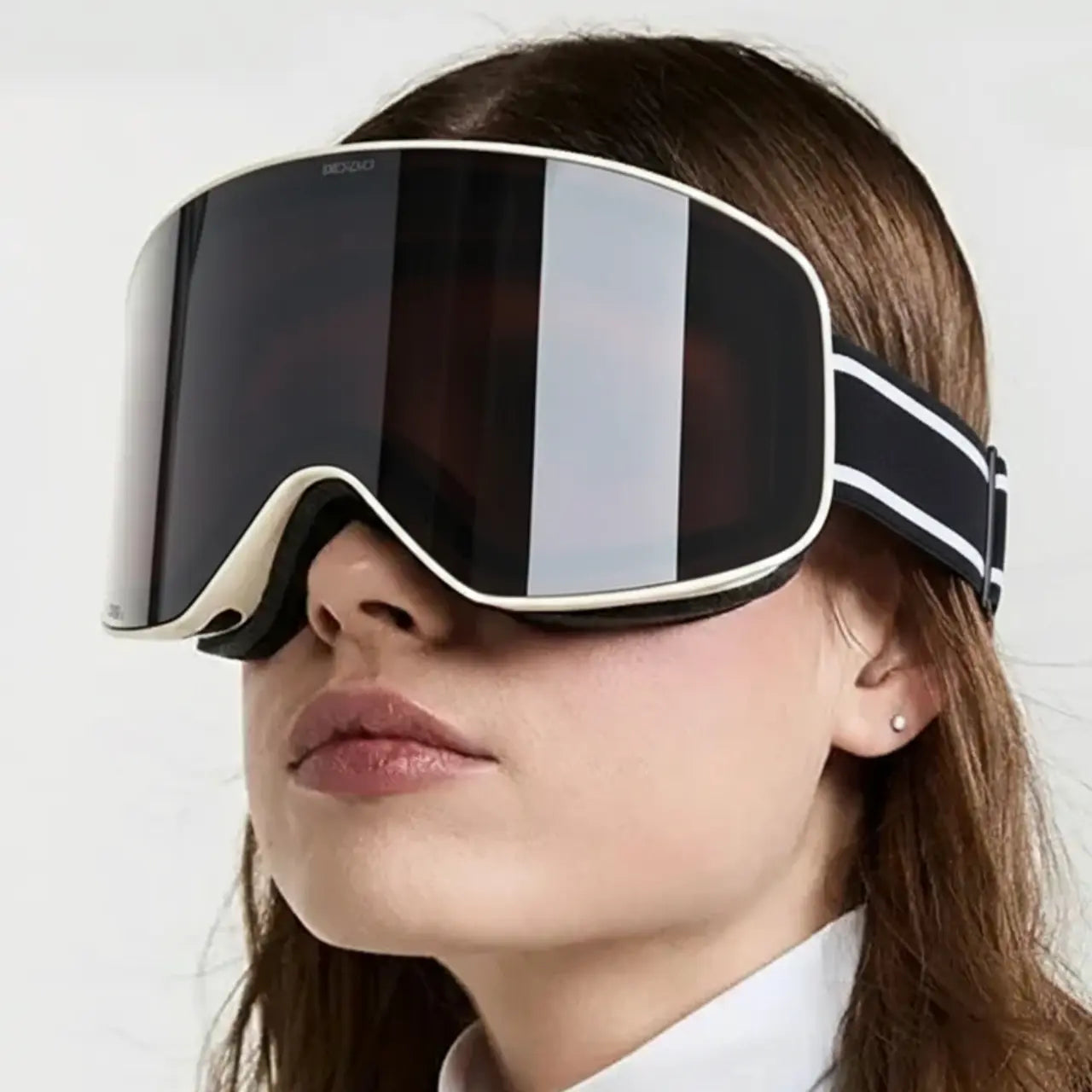 MunaWear - Ski Goggles - Oaken – Stylish Prescription Ski Goggles With UV Protection And Anti-Fog For Winter Sports - Black