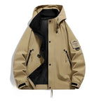 MunaWear - Ski Jacket - Liora - Versatile Women's Ski Jacket With Hood For Outdoor Adventures - Brown / 3XL