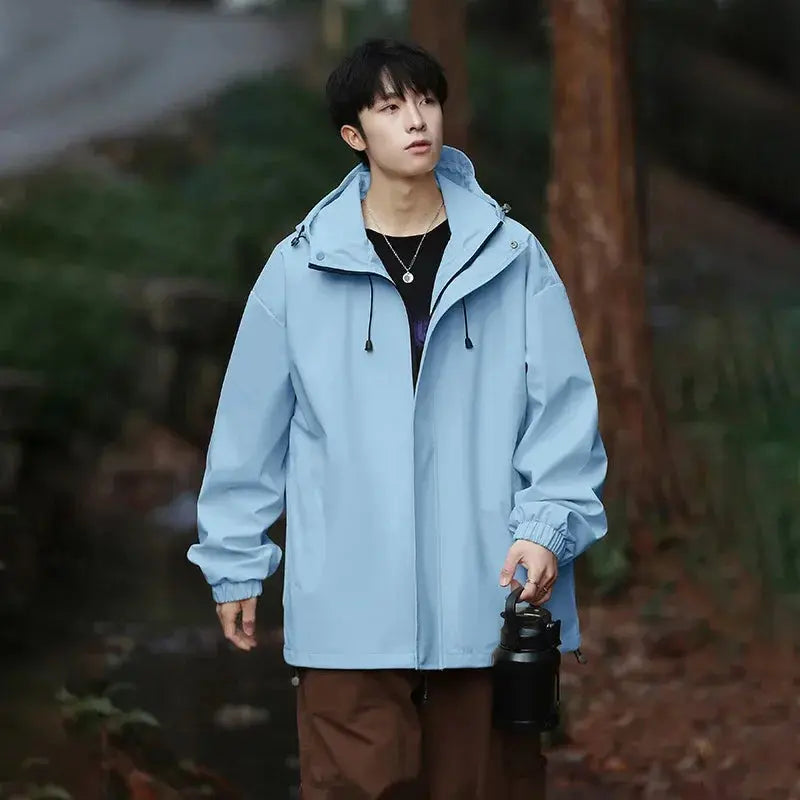 Caden – Oversized Men's Ski Jacket With Hood For Winter Sports And Outdoor Activities 4