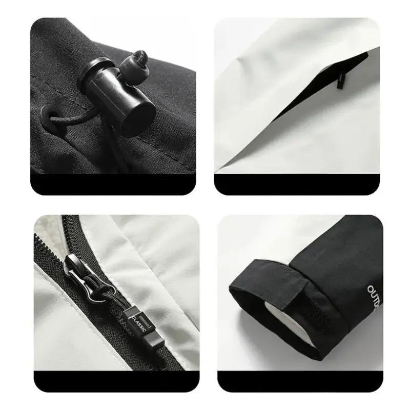 MunaWear - Ski Jackets - Caden – Versatile Men's Ski Jacket With Hooded Design For Outdoor Adventures - 