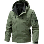 Nivor– Functional Men's Ski Jacket With Hood For Winter Sports And Outdoor Adventures - Green