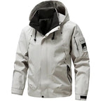 Nivor– Functional Men's Ski Jacket With Hood For Winter Sports And Outdoor Adventures - Cream