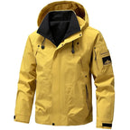 Nivor– Functional Men's Ski Jacket With Hood For Winter Sports And Outdoor Adventures - Yellow