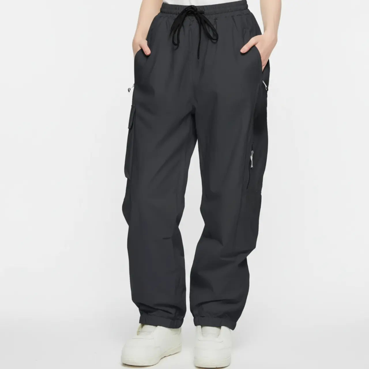 MunaWear - Ski Jackets & Pants - Nuvin – Insulated Unisex Ski Pants For Winter Sports Adventures - Black / 2XL