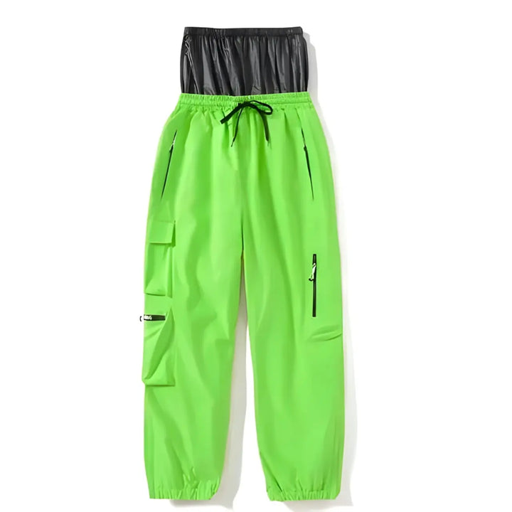 MunaWear - Ski Jackets & Pants - Nuvin – Insulated Unisex Ski Pants For Winter Sports Adventures - Green