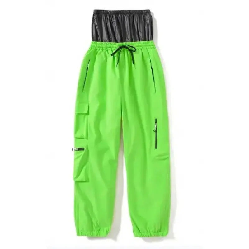 Spirra – Insulated Unisex Ski Jacket And Pants Set For Winter Sports Adventures- Neon Green
