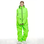 MunaWear - Ski Jackets & Pants - Spirra – Insulated Unisex Ski Jacket And Pants Set For Winter Sports Adventures - Neon Green / XXL