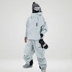MunaWear - Ski Suits - Activra – Eco-Friendly Ski Suit With Versatile Fit For Snowboarding Adventures - Light Blue / XL