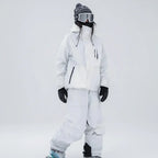 MunaWear - Ski Suits - Activra – Eco-Friendly Ski Suit With Versatile Fit For Snowboarding Adventures - White / XL
