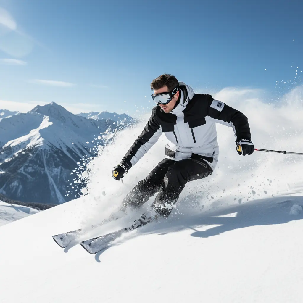 MunaWear - Ski Suits - Frostmark – Premium Men's Ski Suit With Windproof And Waterproof Features For Skiing And Snowboarding - 