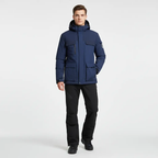 MunaWear - Ski Suits - Frostmark – Premium Men's Ski Suit With Windproof And Waterproof Features For Skiing And Snowboarding - Dark Blue / 9XL