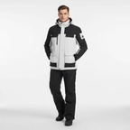 MunaWear - Ski Suits - Frostmark – Premium Men's Ski Suit With Windproof And Waterproof Features For Skiing And Snowboarding - White / 9XL