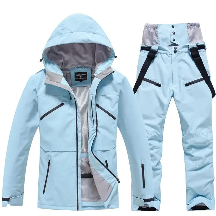 Noelle – Stylish Women's Ski Suit With Waterproof Features For Winter Sports -  Blue