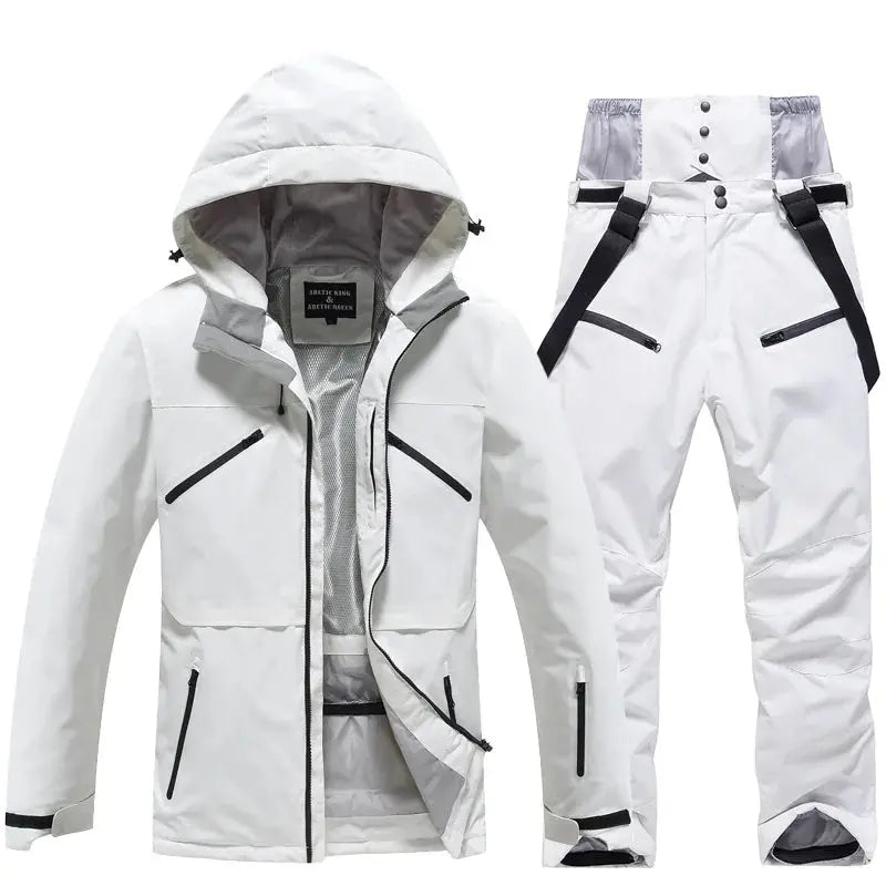 Noelle – Stylish Women's Ski Suit With Waterproof Features For Winter Sports -  White