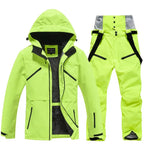 Noelle – Stylish Women's Ski Suit With Waterproof Features For Winter Sports -  Green