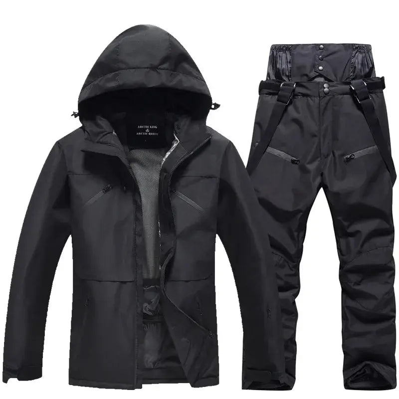 Noelle – Stylish Women's Ski Suit With Waterproof Features For Winter Sports - Black