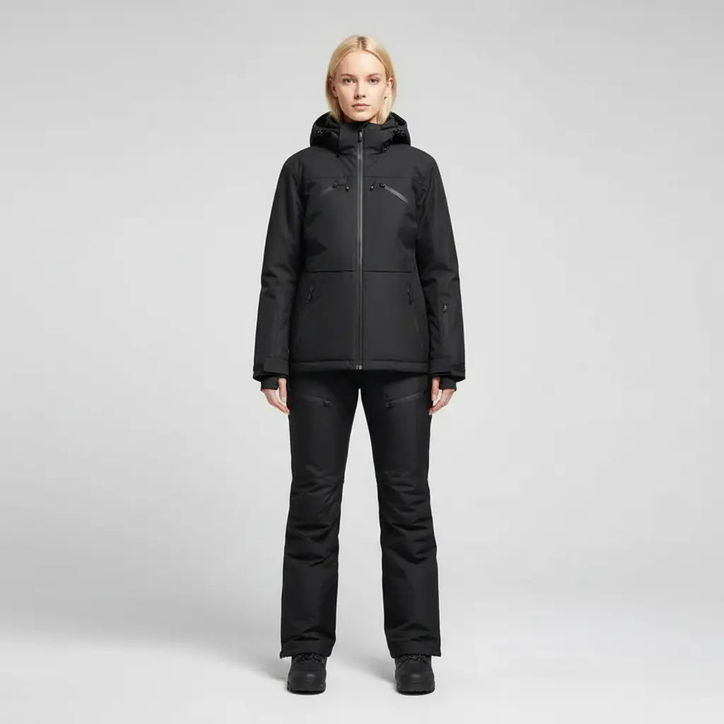 MunaWear - Ski Suits - Noelle – Stylish Women's Ski Suit With Waterproof Features For Winter Sports - 