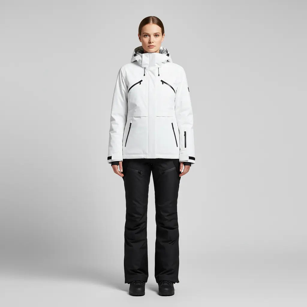 MunaWear - Ski Suits - Noelle – Stylish Women's Ski Suit With Waterproof Features For Winter Sports - 